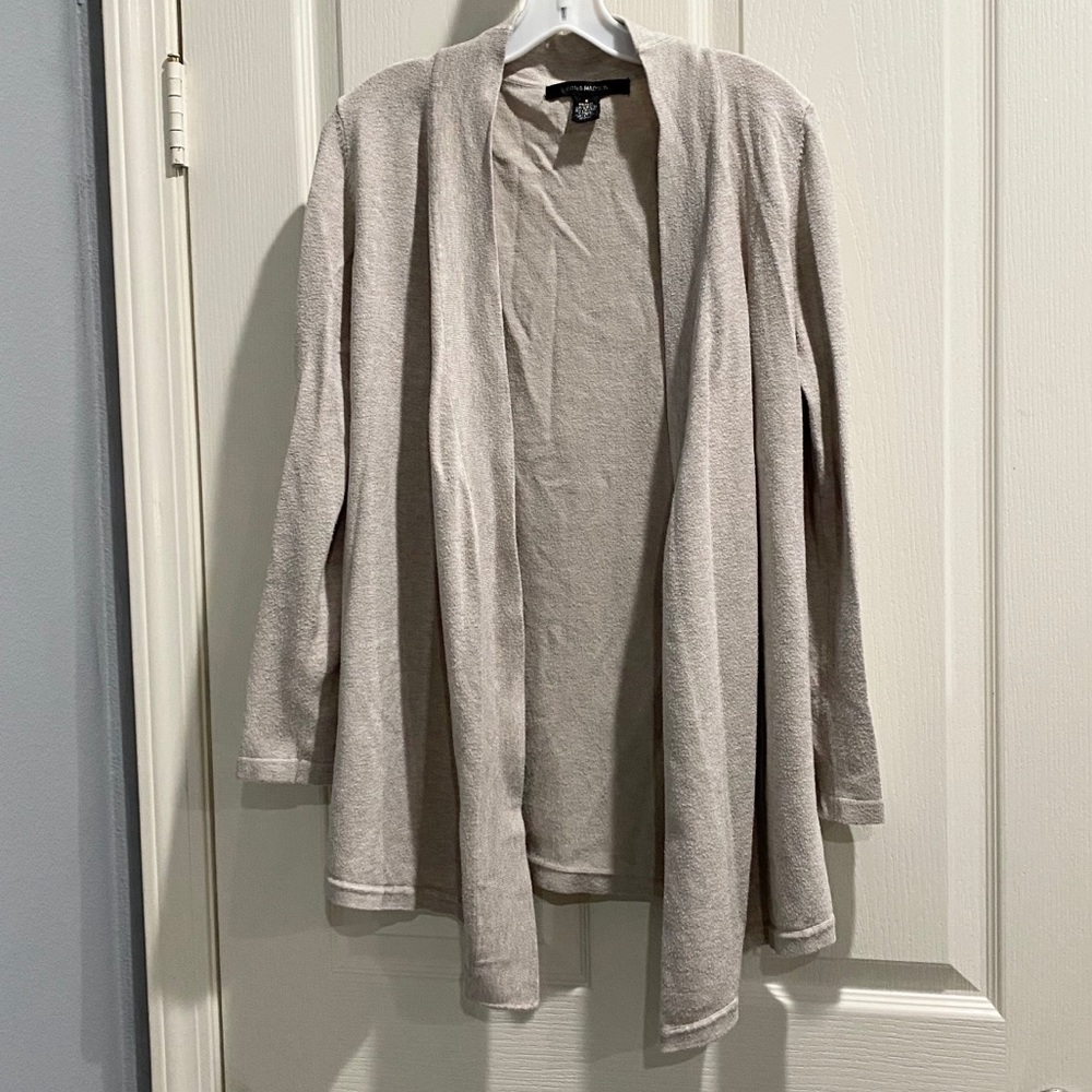 89th & Madison taupe cardigan